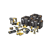 DCK1012P4T-QW DEWALT.COMBO 18V RINKINYS DCK1012P4T (DCD796, DCF887, DCS565, DCS382, DCS356, DCS334, DCH172, DCG405, DCE088NG18, DCL040) 4x5.0Ah 3xTSTAK