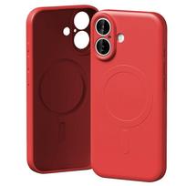 Mercury Semi-Silicone MagSafe case for iPhone 17, red