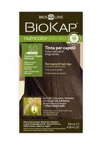Plaukų dažai Biokap Nutricolor Delicato Rapid, 5.0 šviesus kaštonas, 140 ml