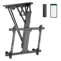 Techly Motorized Swivel Ceiling TV Mount with Smart Home Integration, for TVs 32-70 inches