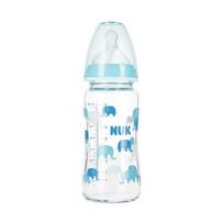 NUK buteliukas stiklinis First Choice+, 240 ml, 0-6