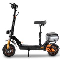 Elektrinis paspirtukas Twofish V5 Max 1000W variklis 48V18Ah baterija 45km/h maksimalus greitis 45km maksimalus nuvažiuojamas atstumas juoda