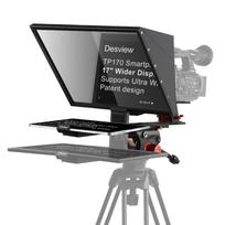 Besview TP170 Nešiojamas Teleprompteris Prompteris Išmanusis Telefonas/Planšetinis Kompiuteris/DSLR Kamera Universalus su Nuotolinio Valdymo Pultu juoda