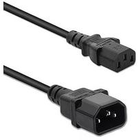 Qoltec Power extension cable for UPS IEC C13 C14 1.5 50459