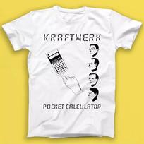 Kraftwerk Pocket Calculator Electronic Synth Pop Music Gift Tee T Shirt 1941 L