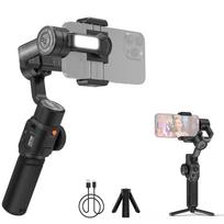 ZHIYUN SMOOTH 5S AI rankinis 3 ašių stabilizatorius (gimbal) telefonui, vlogams, su apsauga nuo drebėjimo, įmontuotu LED juoda