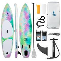 320cm Inflatable Stand Up Paddle Board SUP Board with Removable Fin for Adults/ Kids įvairiaspalvis