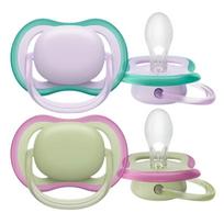 Philips Avent Ultra Air Čiulptukas,0-6 mėn., Mergaitė - 2 vnt.