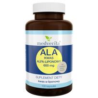 Medverita Alfa lipoinė rūgštis (ALA) 600 mg - 100 kapsulių
