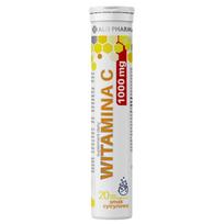 ALG Pharma Vitaminas C 1000 mg, Lemon - 20 putojančių tablečių