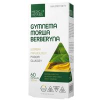 Medica Herbs Gymnema Mulberry Berberine - 60 kapsulių