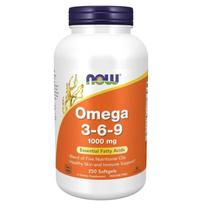 Now Foods Omega 3-6-9 1000 mg - 250 minkštųjų gelių
