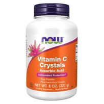 Now Foods Vitamino C kristalai, Askorbo rūgštis - 227 g