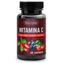 Skoczylas Vitaminas C (Aronijų uogos, Aronijų uogos, Acerola) - 60 kapsulių