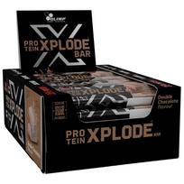 Olimp Protein Xplode baltyminis batonėlis, Dvigubas šokoladas - 25 vnt.