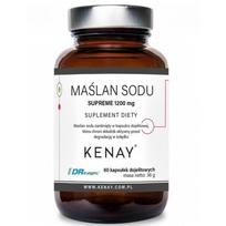 Kenay Natrio butiratas Supreme 1200 mg - 60 kapsulių