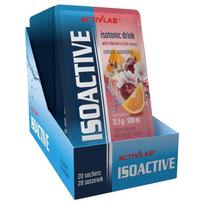 Activlab Isoactive Isotonic su šeivamedžio uogomis, Vyšnių žiedai su apelsinais - 20 paketėlių