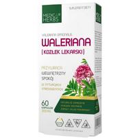 Medica Herbs Valerijonai (Valerijonai ir pelargonijos) 300 mg - 60 kapsulių