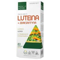 Medica Herbs Luteinas + zeaksantinas - 80 kapsulių
