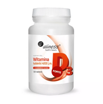 Aliness Vitaminas D3 FORTE 4000 TV - 120 tablečių