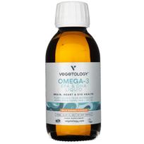 Vegetology Omega 3 EPA ir DHA + vitaminas D3 skystas, Orange - 150 ml