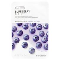 The Face Shop Real Nature, Lakštinė kaukė su mėlynėmis - 20 g