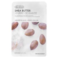 The Face Shop Real Nature, Lakštinė kaukė su taukmedžio sviestu - 20 g
