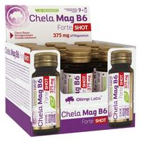 Olimp Chela-Mag B6 Forte Shot, Vyšnių skonio - 9 ampulės