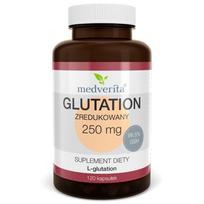 Medverita Sumažintas glutationas 250 mg - 120 kapsulių