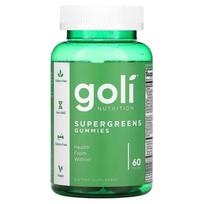 Goli Nutrition Supergreens guminukų - 60 guminukų