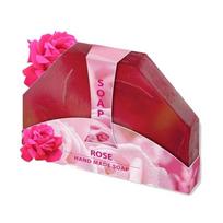 Rose of Bulgaria Rankų darbo rožinis muilas - 80 g
