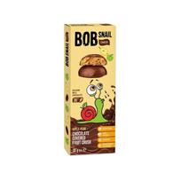 Bob Snail Obuolių ir kriaušių užkandis belgiškame šokolade, Be cukraus - 30 g