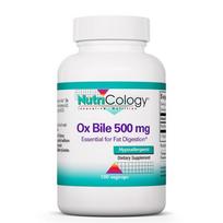 Nutricology Jautienos tulžis 500 mg – 100 vegicaps