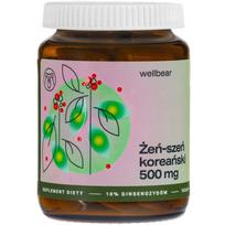 Wellbear Korėjos ženšenis 500 mg - 60 kapsulių