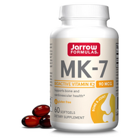 Jarrow Formulas Vitaminas K2 MK-7 90 mcg - 60 minkštųjų gelių