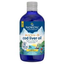 Nordic Naturals Arctic-D menkių kepenų aliejus, citrinų skonio - 237 ml