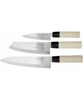 3 "Satake Megumi" virėjo / "Bunka" / universalių peilių rinkinys