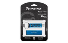 Kingston Technology IronKey 256GB Keypad 200, FIPS 140-3 Level 3, AES-256 Encrypted