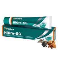 Himalaya Hiora-SG gelis 10g tūbelė burnos opoms, dygstančių dantų skausmui, protezų sukeltam diskomfortui blue