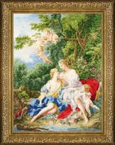 Siuvinėjimo rinkinys Jupiteris ir Kallisto, Aida 18, 73×55,5 cm, 86 spalvų
