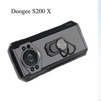 Tinka telefonams Doogee S200, Doogee S200 X, Doogee S200 Plus, dėklas, laikiklis (juodas, su laikikliu) juoda