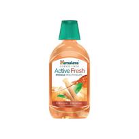 Himalaya Active Fresh Miswak burnos skalavimo skystis 215 ml Be alkoholio Dantų apnašos prevencija Gaivus kvapas