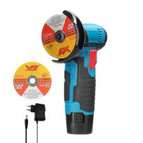 12 V kampinis šlifuoklis rankinis nešiojamas elektrinis šlifuoklis Keraminių plytelių medienos daugiafunkcis EU adapter&1 battery