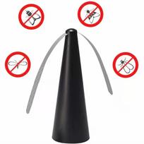 Automatinis uodų atbaidymo ventiliatorius Skraidančių vabzdžių ir uodų atbaidymo ventiliatorius Baterijomis maitinamas Nešiojamas kenkėjų kontrolės įrenginys namams, laukui, iškyloms juoda