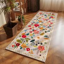 Miegamojo ilgas kilimas Lovos šoninis grindų kilimėlis Minkštas mašinoje plaunamas kilimas Gėlių pastoralinio stiliaus namų dekoravimo kilimai Alfombra Dormitorio 40x120cm