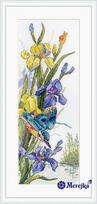 Siuvinėjimo rinkinys kryželiu Tulžio skrydis, Aida 16, DMC, 12×29 cm