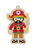 Medinė deimantinė mozaika Piratas – DIY rinkinys vaikams ir suaugusiems