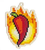 Deimantinė mozaika ant medžio – Aitri paprika, kūrybos rinkinys
