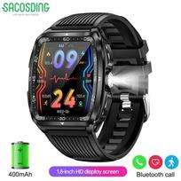 2026 Skirta Xiaomi Lauko karinė LED apšvietimo vyriška išmanioji laikrodis Bluetooth skambutis IP68 atsparus vandeniui Širdies ritmo sportinis vyriškas išmanioji laikrodis