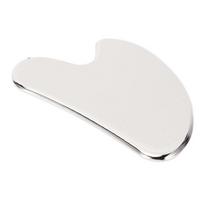 Nerūdijančio plieno „Gua Sha“ veido priemonė, skirta sustorėjusioms šypsenos linijoms, lentų grandymo metalinis veido masažo įrankis